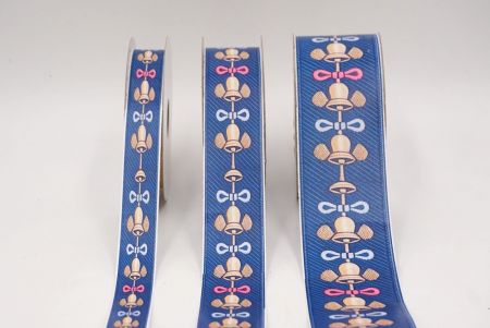 Schleife und Glocke Jacquardband_AI-KN